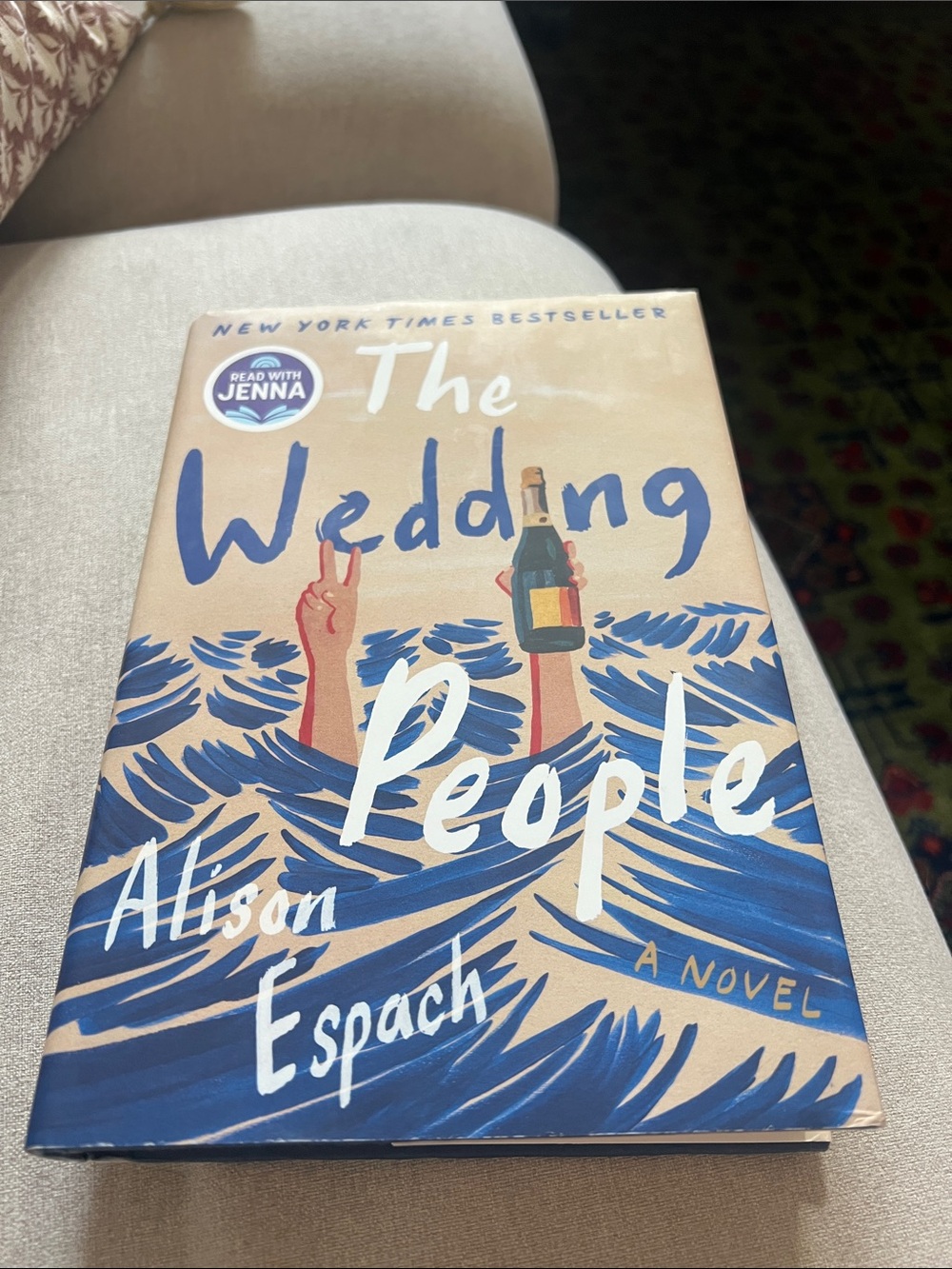 The Wedding People by Alison Espach - Blue Hardcover Novel